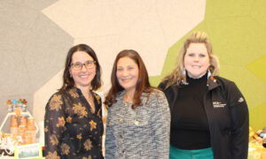 (l to r) Rachelle Gaudet, Glenda Espinoza, and Holly Fulginiti