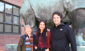 (l to r) Naomi Pierce, Wendy Valencia-Montoya, and Nick Bellono
