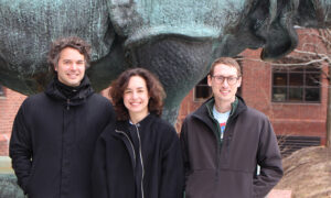 (l to r) Nick Bellono, Nurunisa Akyuz, and Trey J. Scott