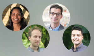(l tor) Victoria D'Souza, Doeke Hekstra, Mo Khalil, and Max Prigozhin